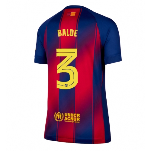 Billige Fotballdrakt Barcelona Alejandro Balde #3 Replika Hjemmedrakt Dame 2025-26 Kortermet Billige Fotballdrakt Barcelona Alejandro Balde #3 Replika Hjemmedrakt Dame 2025-26 Kortermet
